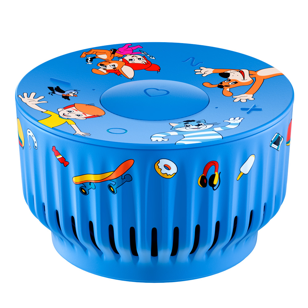 Умная колонка Sber SberBoom Mini Простоквашино, безоблачный голубой