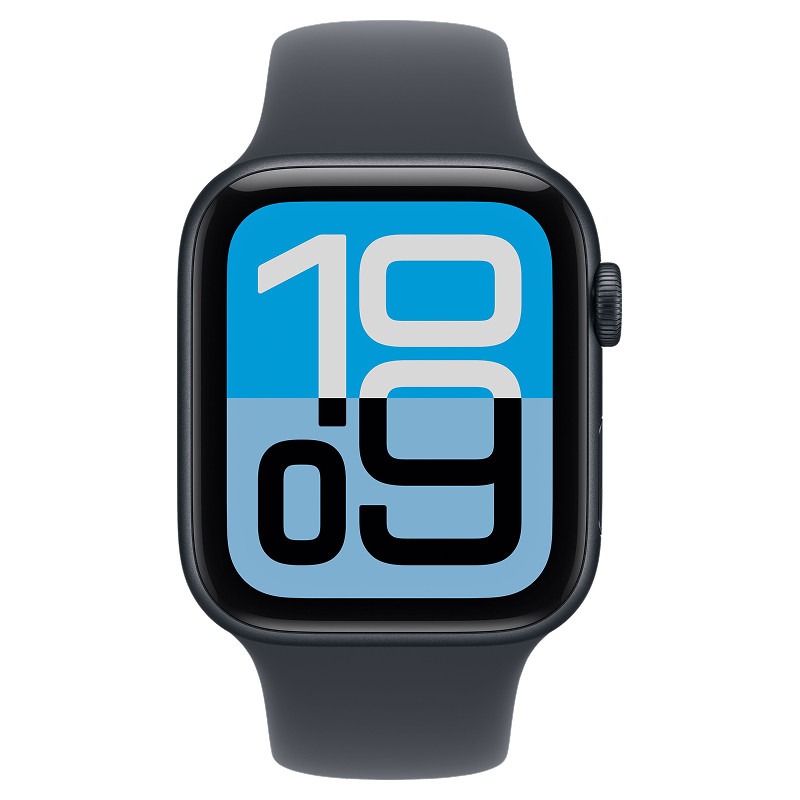 Apple Watch SE 3 2025 44mm Midnight Aluminum Case Midnight Sport Band M/L