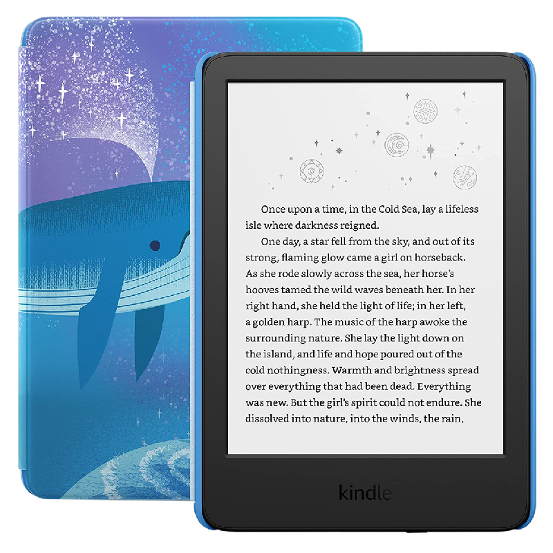 Электронная книга 6" Amazon Kindle Kids Gen 11 | 16GB 2024, Space Whale