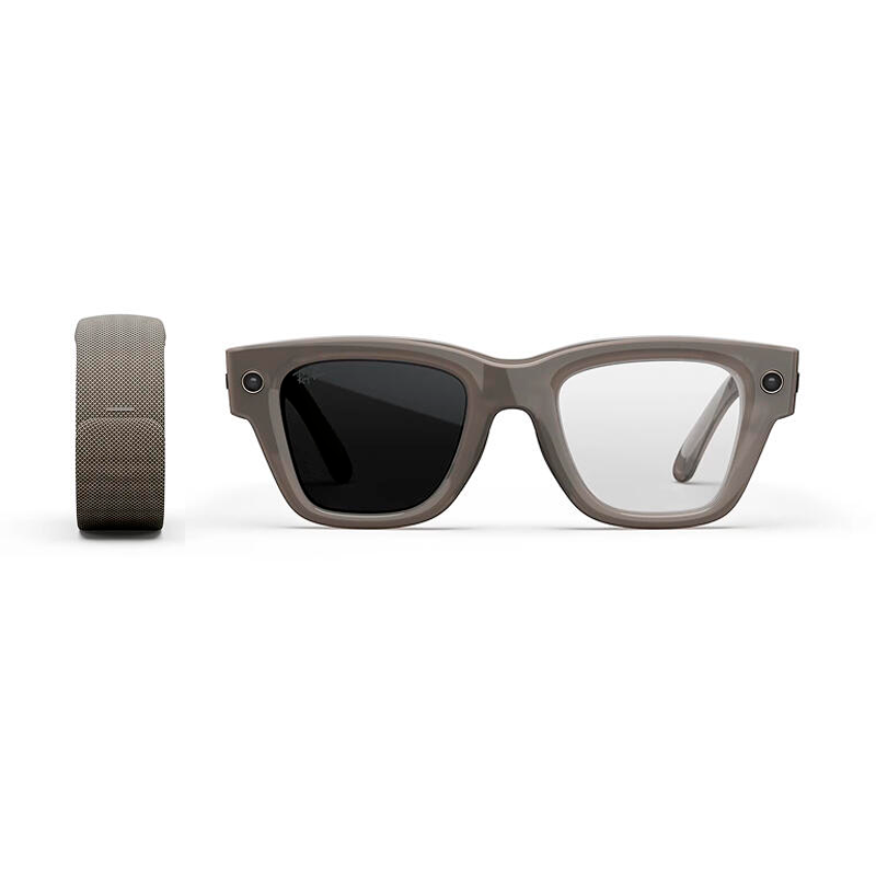 Смарт-очки Ray-Ban Display Shiny Sand/Transitions Grey L