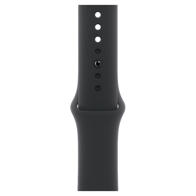 Apple Watch Series 11 46mm Space Gray Aluminum Case Black Sport Band M/L