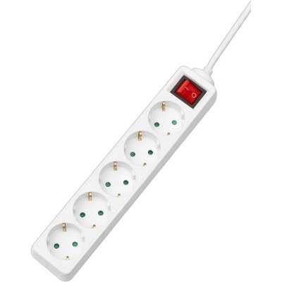 Сетевой фильтр CBR 5-030, белый