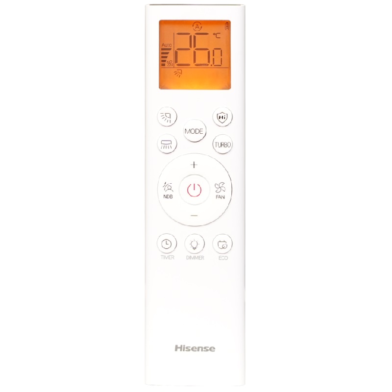 Кондиционер Hisense CITY 2.0 DC Inverter (24) 75м² AS-24UW4RBTKA00, белый