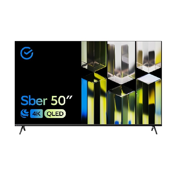Телевизор 50" Sber QLED 4K UHD 60Hz SDX-50UQ5230T, черный