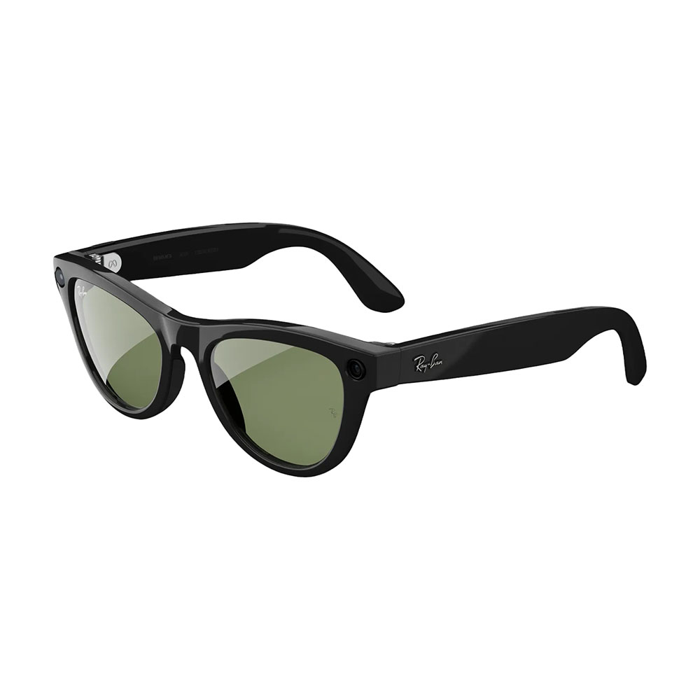 Смарт-очки RayBan Skyler (Gen 2) Shiny Black G15 Green S52