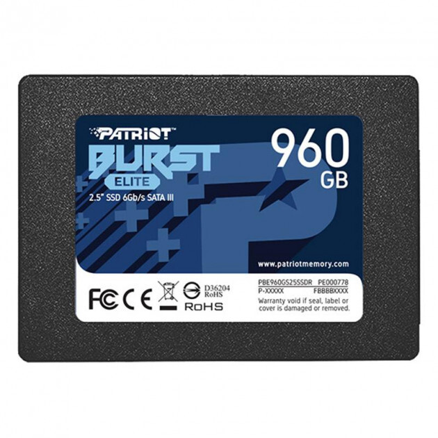 Внутренний SSD накопитель Patriot Memory P210 1TB