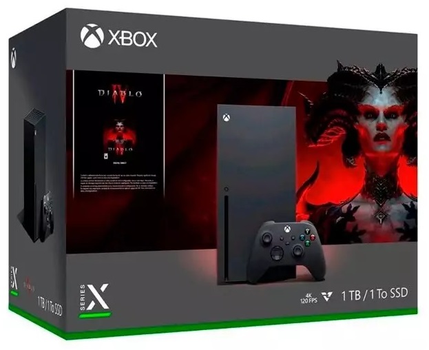 Игровая приставка Microsoft Xbox Series X 1TB Diablo IV, черный