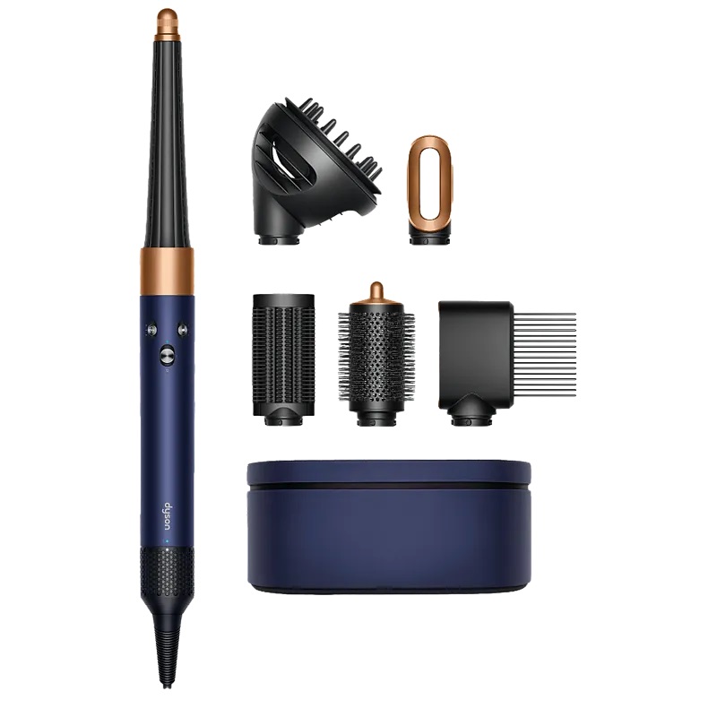 Стайлер Dyson Airwrap i.d. Long HS08 Curly+Coily, Prussian Blue/Rich Copper