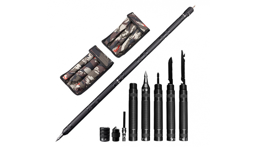 Тактический посох HX Outdoors Multifunctional Tactical Stick, черный