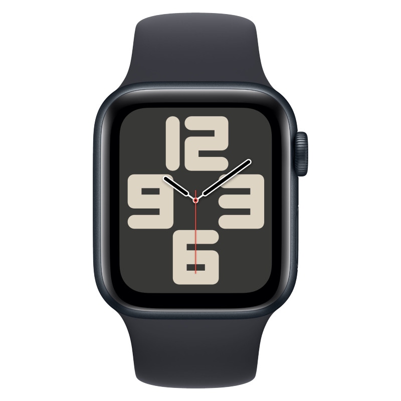 Apple Watch SE 2024 40mm Midnight Aluminum Case Midnight Sport Band M/L
