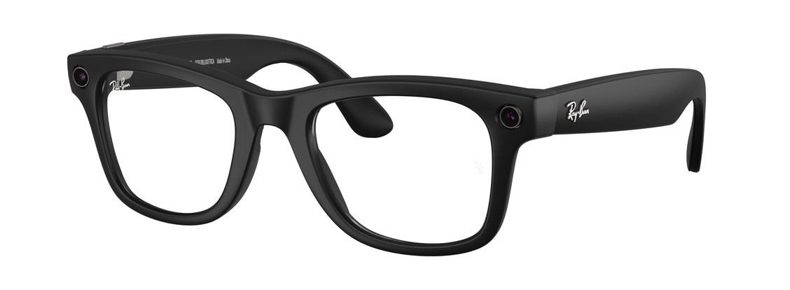 Смарт-очки Ray-Ban Wayfarer (Gen 2) Matte Black Clear M