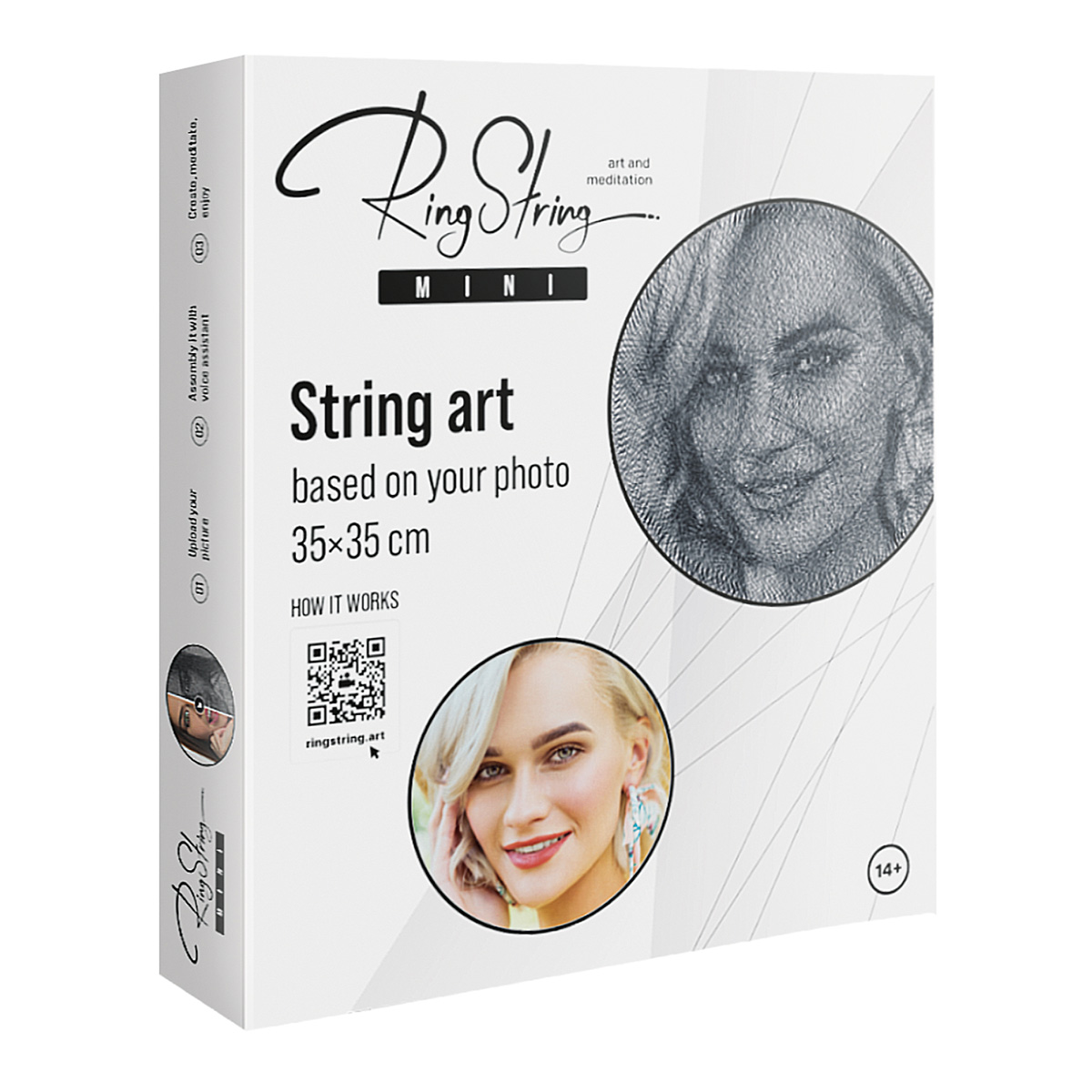 Картина нитями из фото RingString 35см х 35см