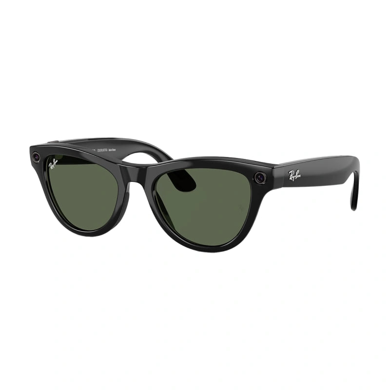 Смарт-очки RayBan Skyler Shine Black Green S52