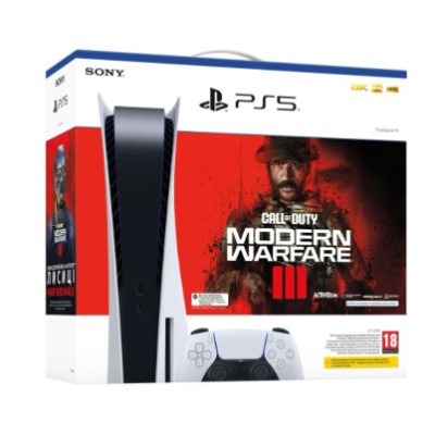Игровая приставка Sony PlayStation 5 (PS5) Blu-Ray Edition + «Call of Duty Modern Warfare»