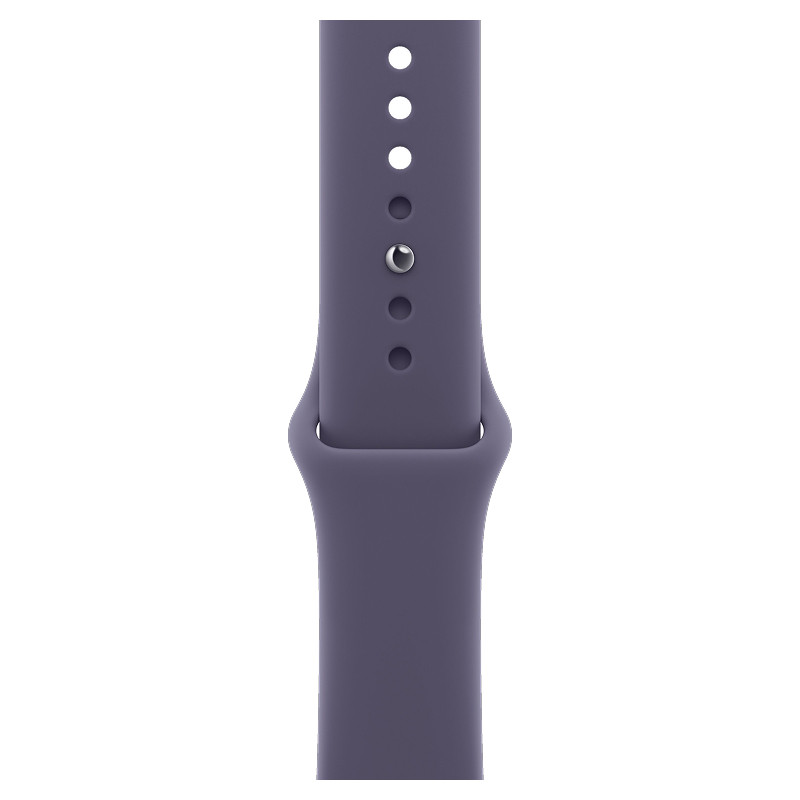Apple Watch Series 11 46mm Silver Aluminum Case Purple Fog Sport Band M/L