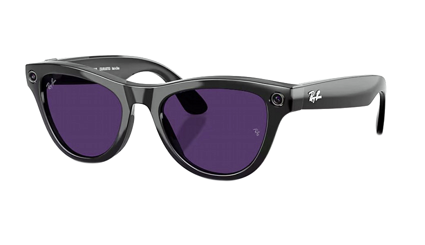 Смарт-очки Ray-Ban Skyler (Gen 2) Shiny Black Transitions Amethyst