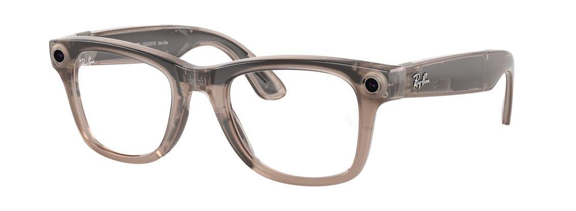 Смарт-очки Ray-Ban Wayfarer Warm Stone Transitions Watermelon Red M