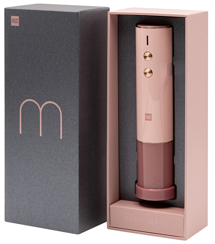 Электрический штопор Xiaomi Huo Hou Xiaomi Electric Wine Opener HU0121, розовый