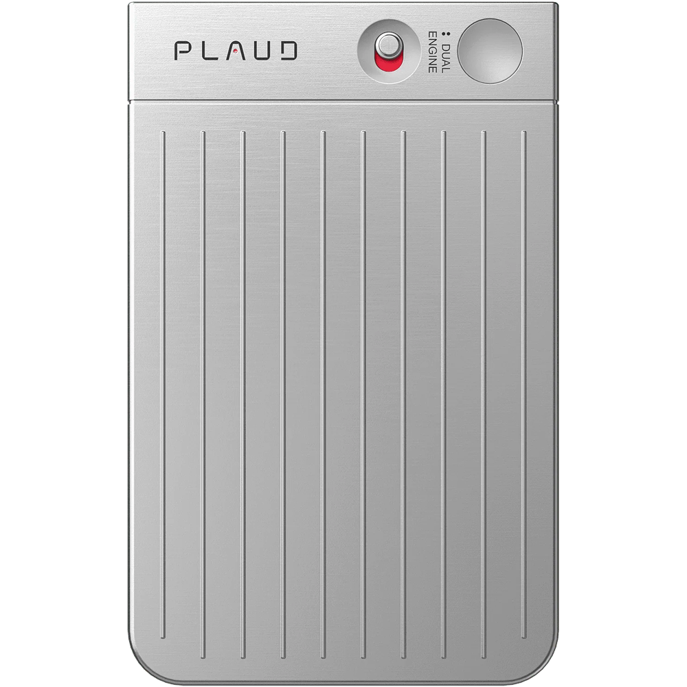 Диктофон Plaud Note Ai Voice Recorder MagSafe 64GB, Silver