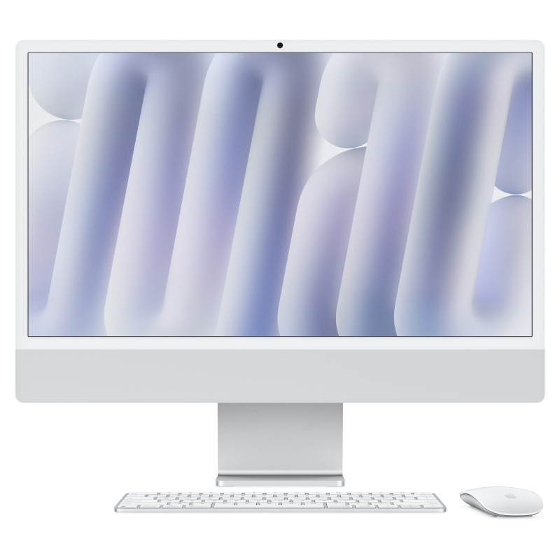 Моноблок Apple iMac 24" 2024 M4 16GB/256GB 10CPU/10GPU MWUU3, Silver