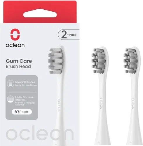 Насадки для зубной щетки Oclean Soft Brush Head P1S12 (2 шт.), белый