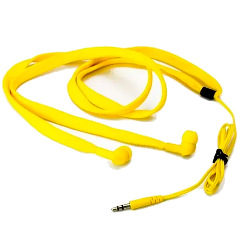 Проводные наушники Shoelace , yellow