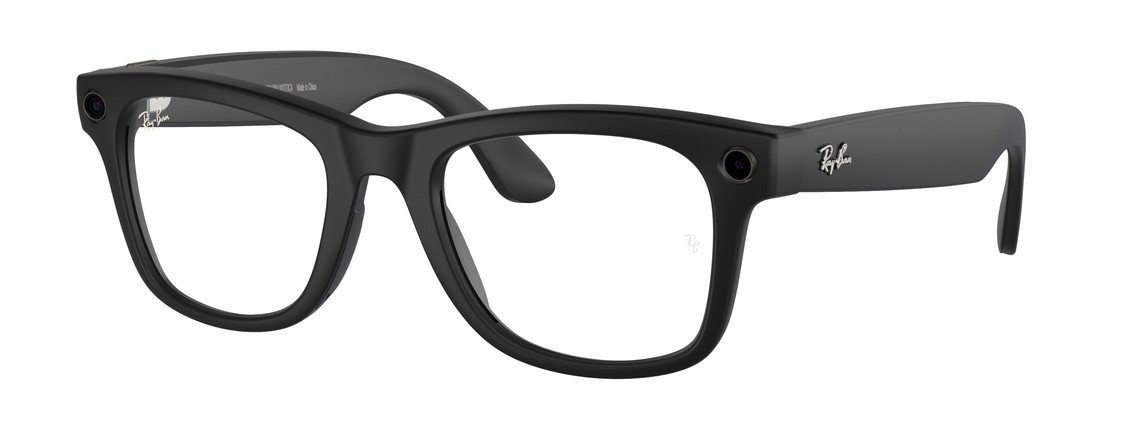 Смарт-очки Ray-Ban Wayfarer Matte Black Transitions Graphite Green M