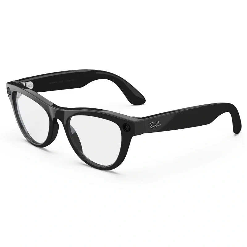 Смарт-очки Ray-Ban Skyler Shiny Black Clear M