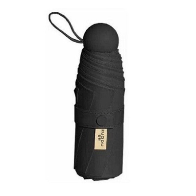 Зонт Zuodu Capsule Umbrella, черный