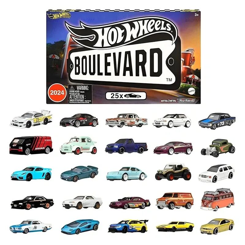 Набор машинок Hot Wheels Boulevard 25 Car Factory Set