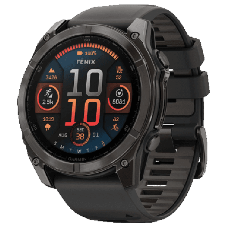 Умные часы Garmin Fenix 8 51mm Amoled Sapphire GPS, Titanium Carbon Gray