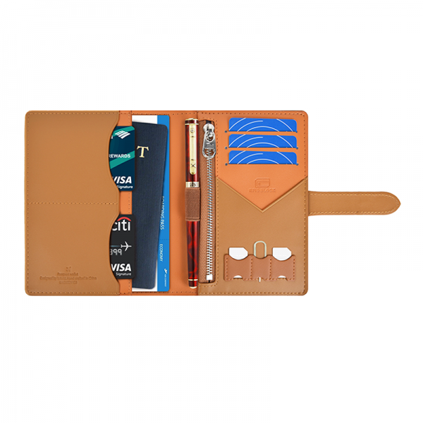 Кошелек WIWU Ambassador Passport Wallet, коричневый