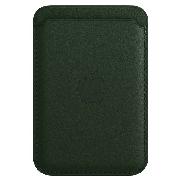 Кардхолдер для Apple iPhone Leather Wallet MagSafe, Sequoia Green