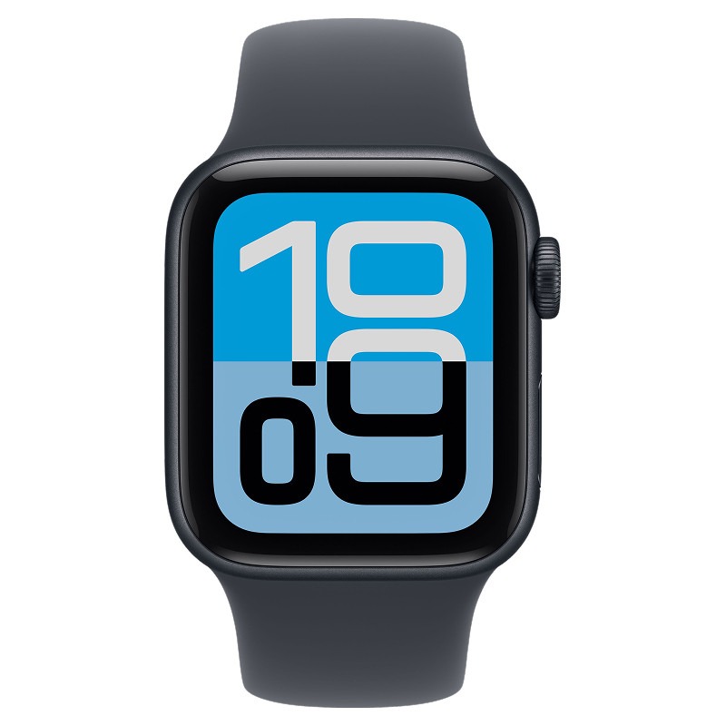 Apple Watch SE 3 2025 40mm Midnight Aluminum Case Midnight Sport Band S/M