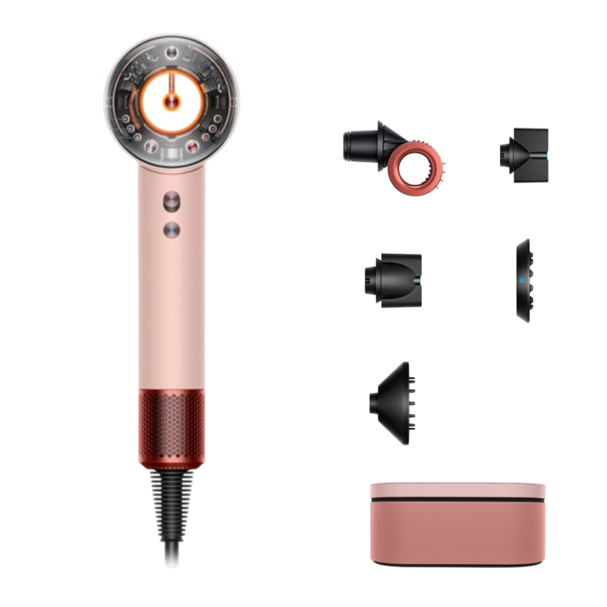 Фен Dyson Supersonic Nural HD16 Straight+Wavy Gift Edition, Kanzan Pink