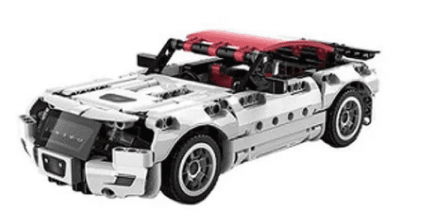 Конструктор Xiaomi ONEBOT Building Block Supercar, белый