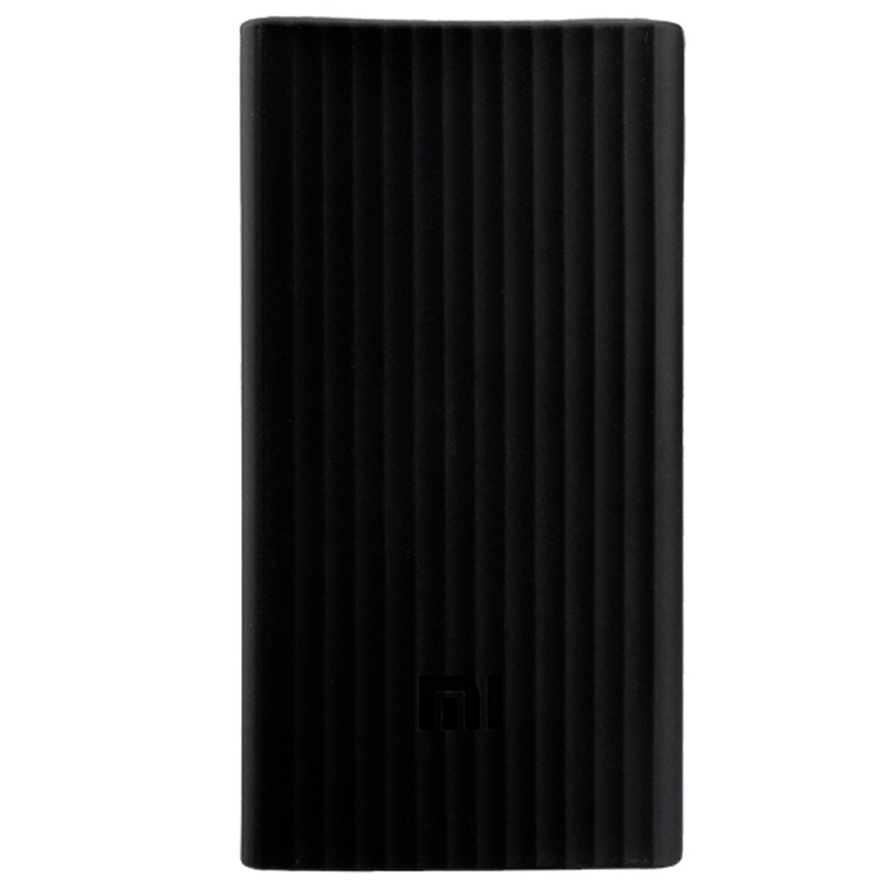 Чехол силиконовый для Xiaomi Power bank 5000 Slim, черный