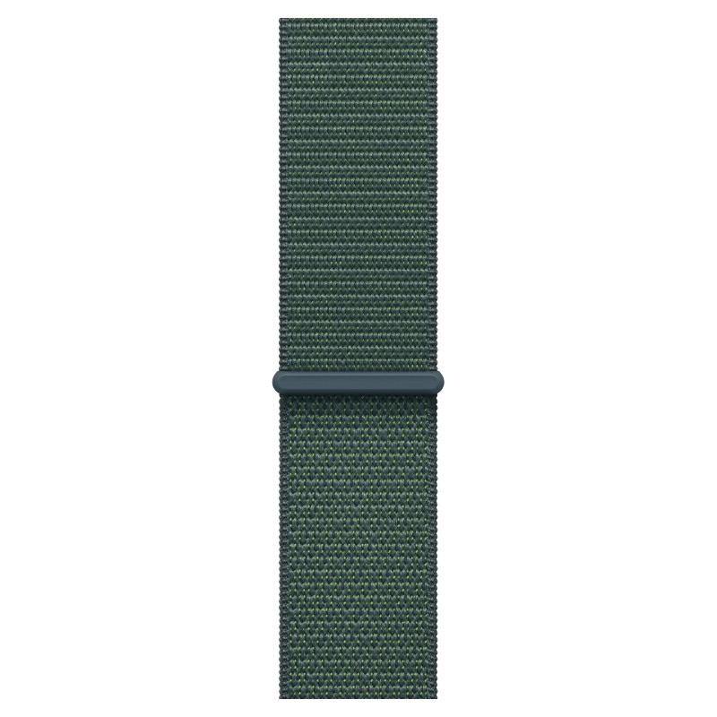 Apple Watch SE 2024 44mm Starlight Aluminum Case Lake Green Sport Loop