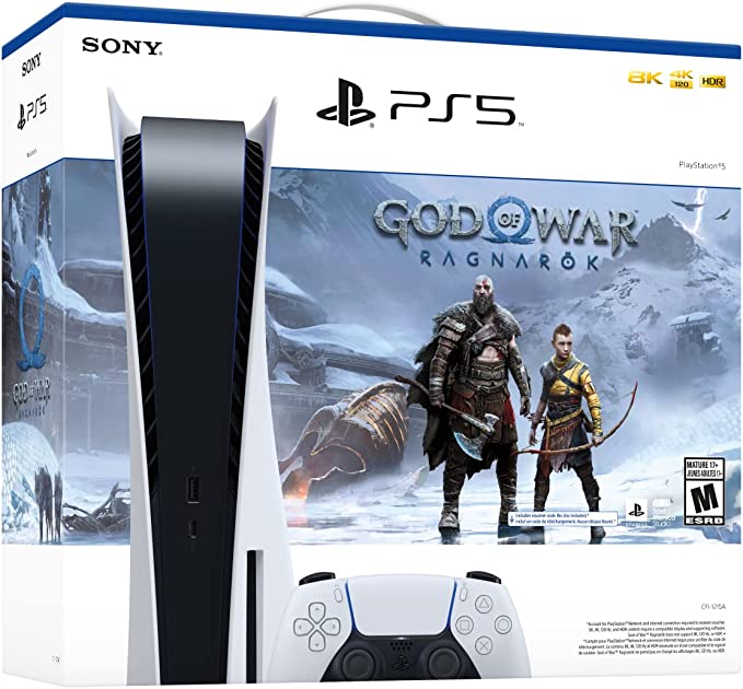 Игровая приставка Sony PlayStation 5 (PS5) Blu-Ray Edition + «God of War Ragnarok»