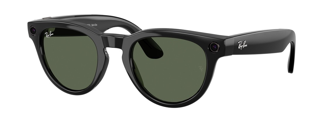 Смарт-очки Ray-Ban Headliner (Gen 2) Shiny Black G15 Green M