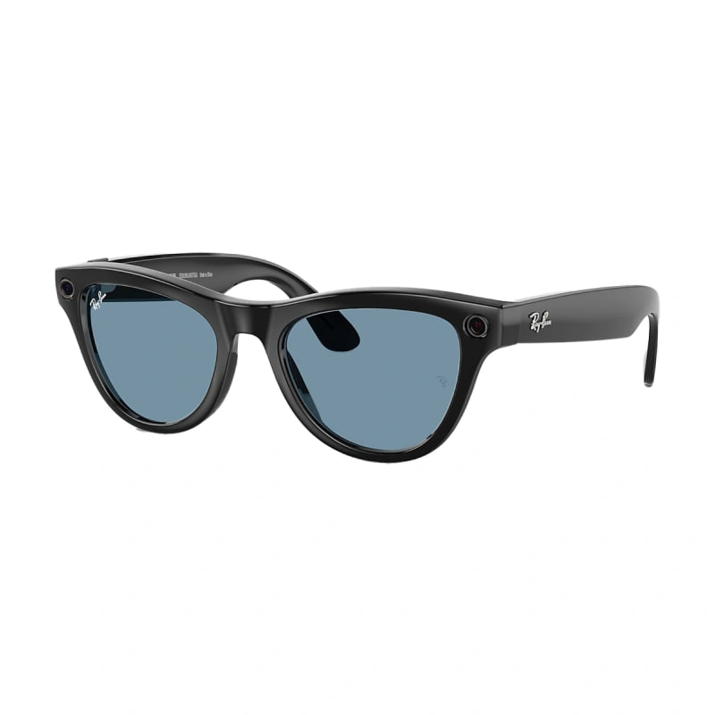 Смарт-очки Ray-Ban Skyler Shine Black Transitions Cerulean Blue