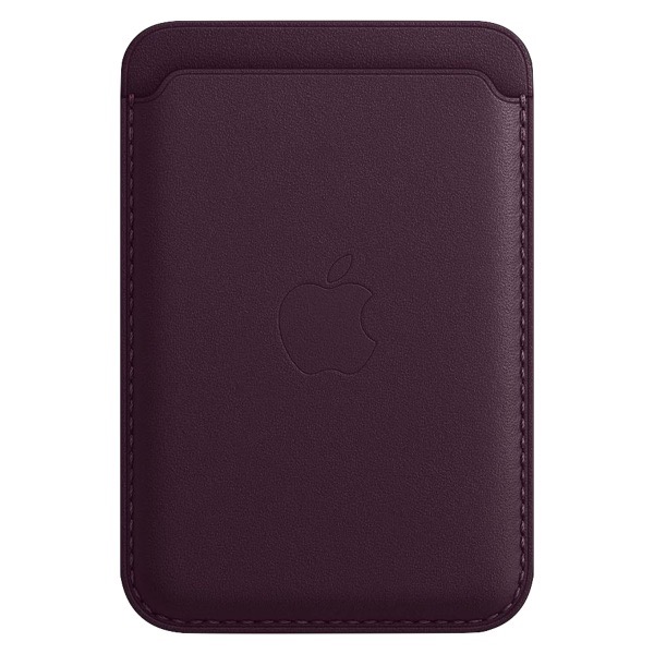 Кардхолдер для Apple iPhone Leather Wallet MagSafe, Dark Cherry