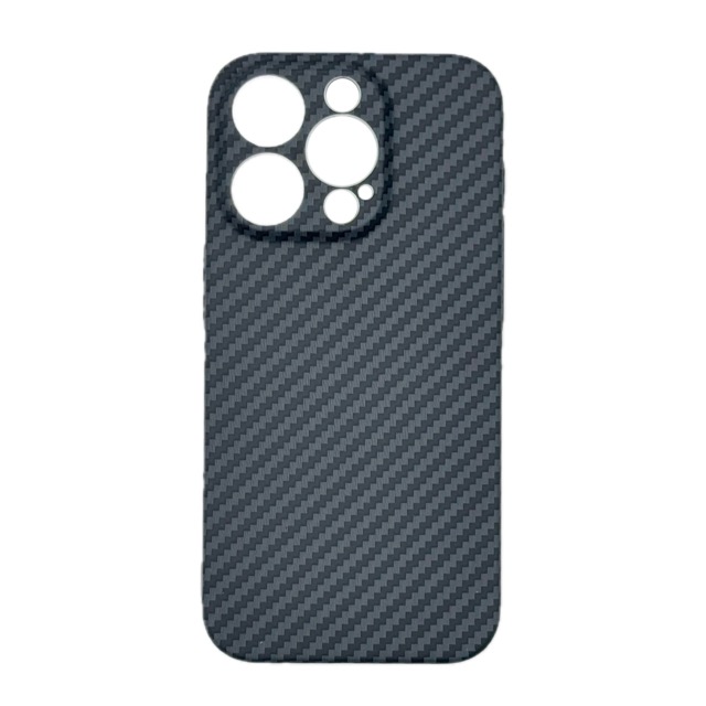 Чехол для iPhone 15 Pro Luxo Carbon High-Quality Case, черный ver1