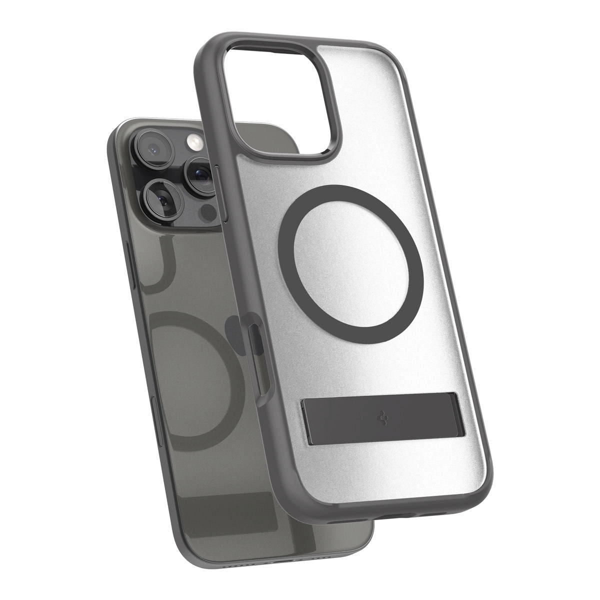 Чехол для iPhone 16 Pro Max Spigen Ultra Hybrid S MagSafe, серый