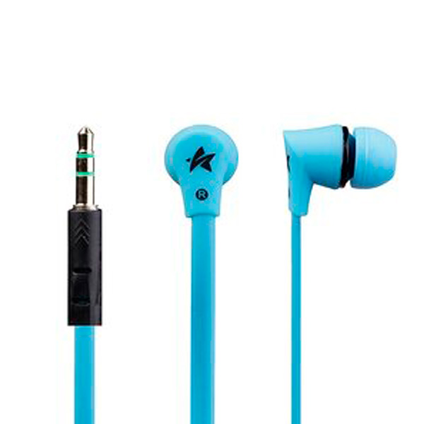Проводные наушники RockBox HRBX-700, голубой