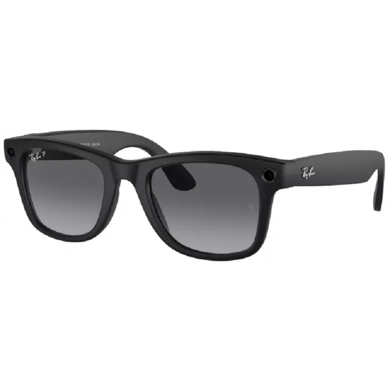 Смарт-очки Ray-Ban Wayfarer Matte Black Transitions Graphite Green M