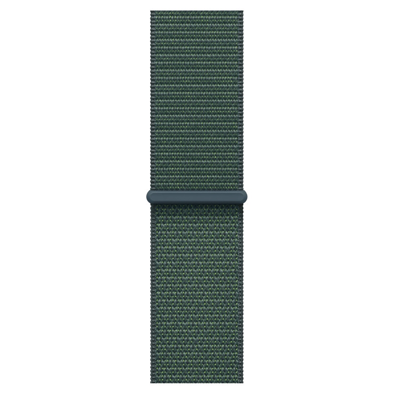 Apple Watch SE 2024 40mm Starlight Aluminum Case Lake Green Sport Loop