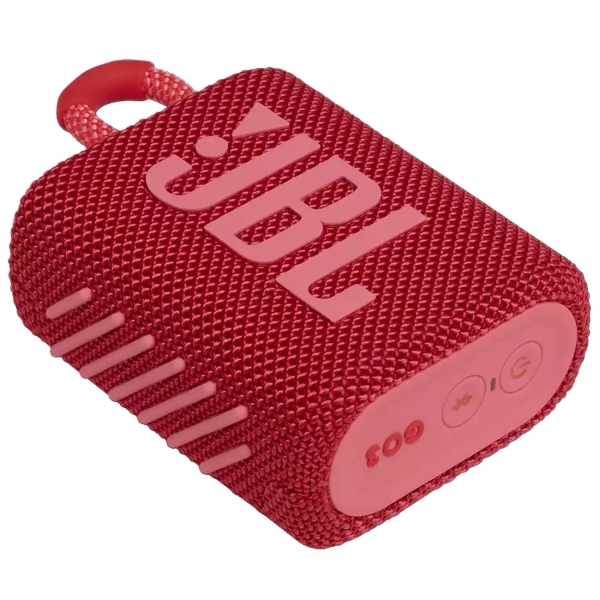 Беспроводная акустика JBL Go 3, красный