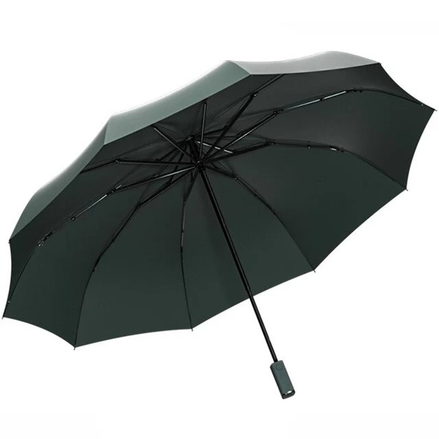 Зонт Zuodu Full Automatic Umbrella Led, зеленый