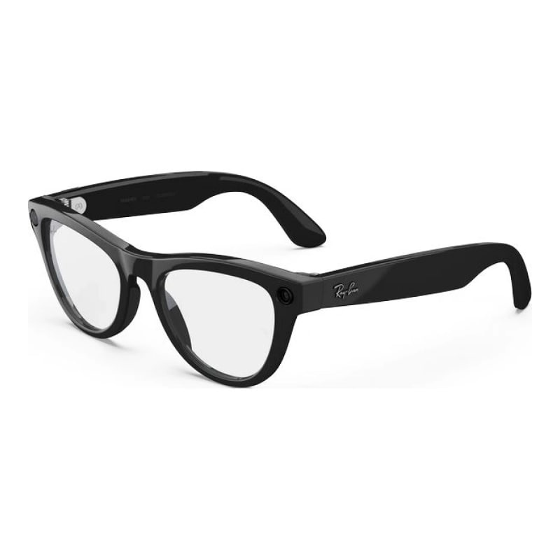 Смарт-очки Ray-Ban Skyler Shiny Black Clear M